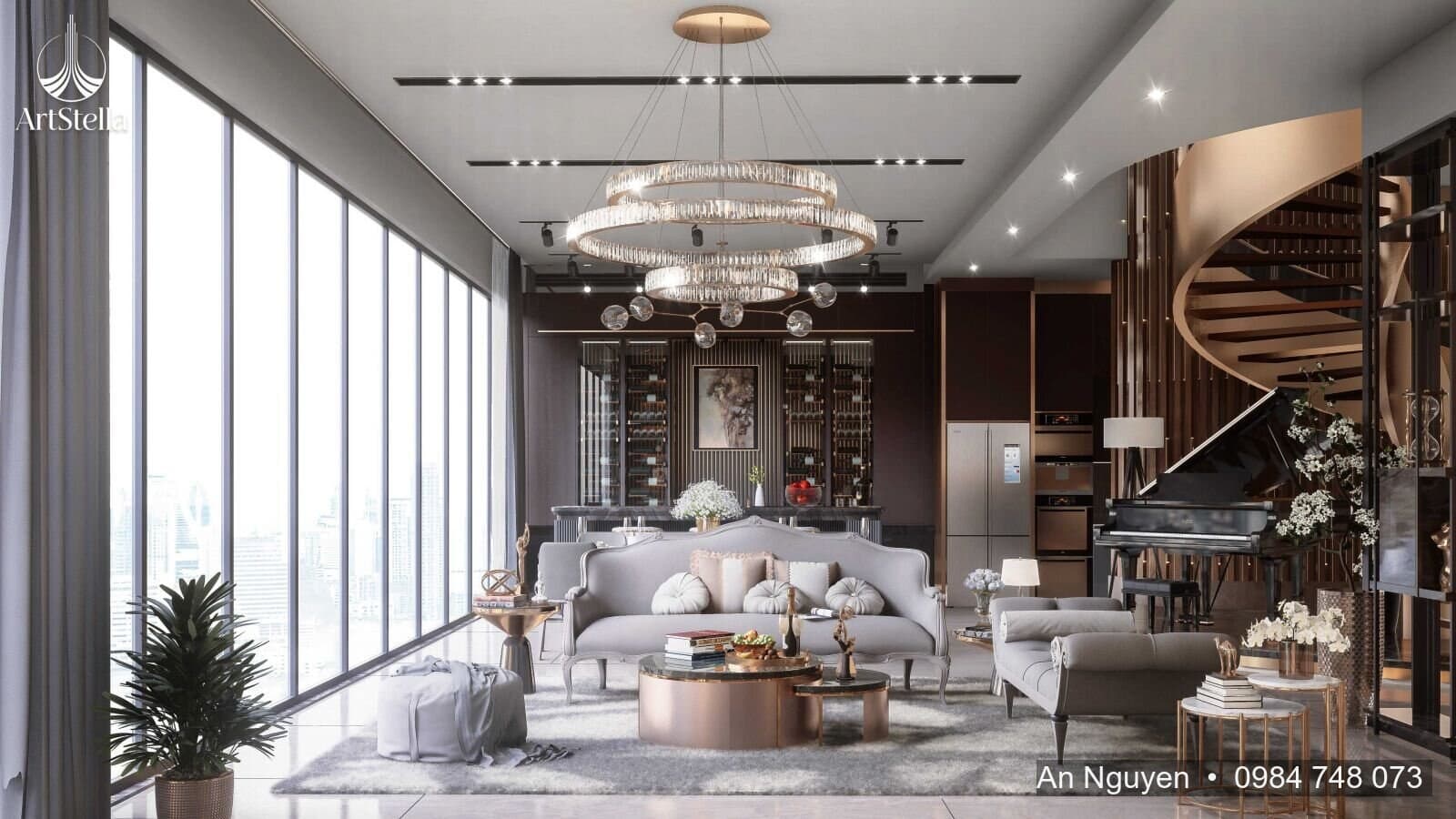 Nội thất phòng khách — ArtStella