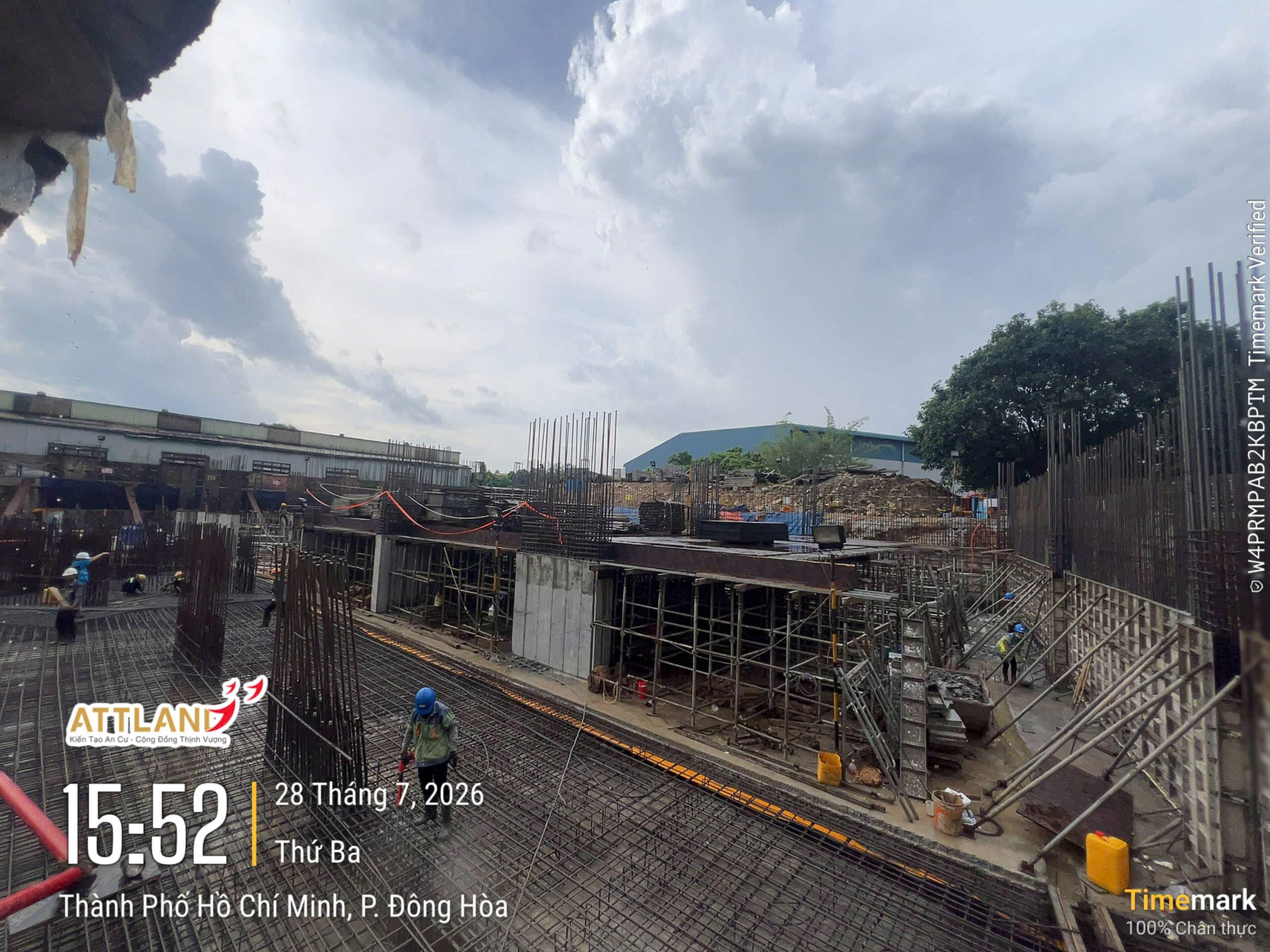Tiến độ xây dựng ArtStella ngày 28/07/2026
