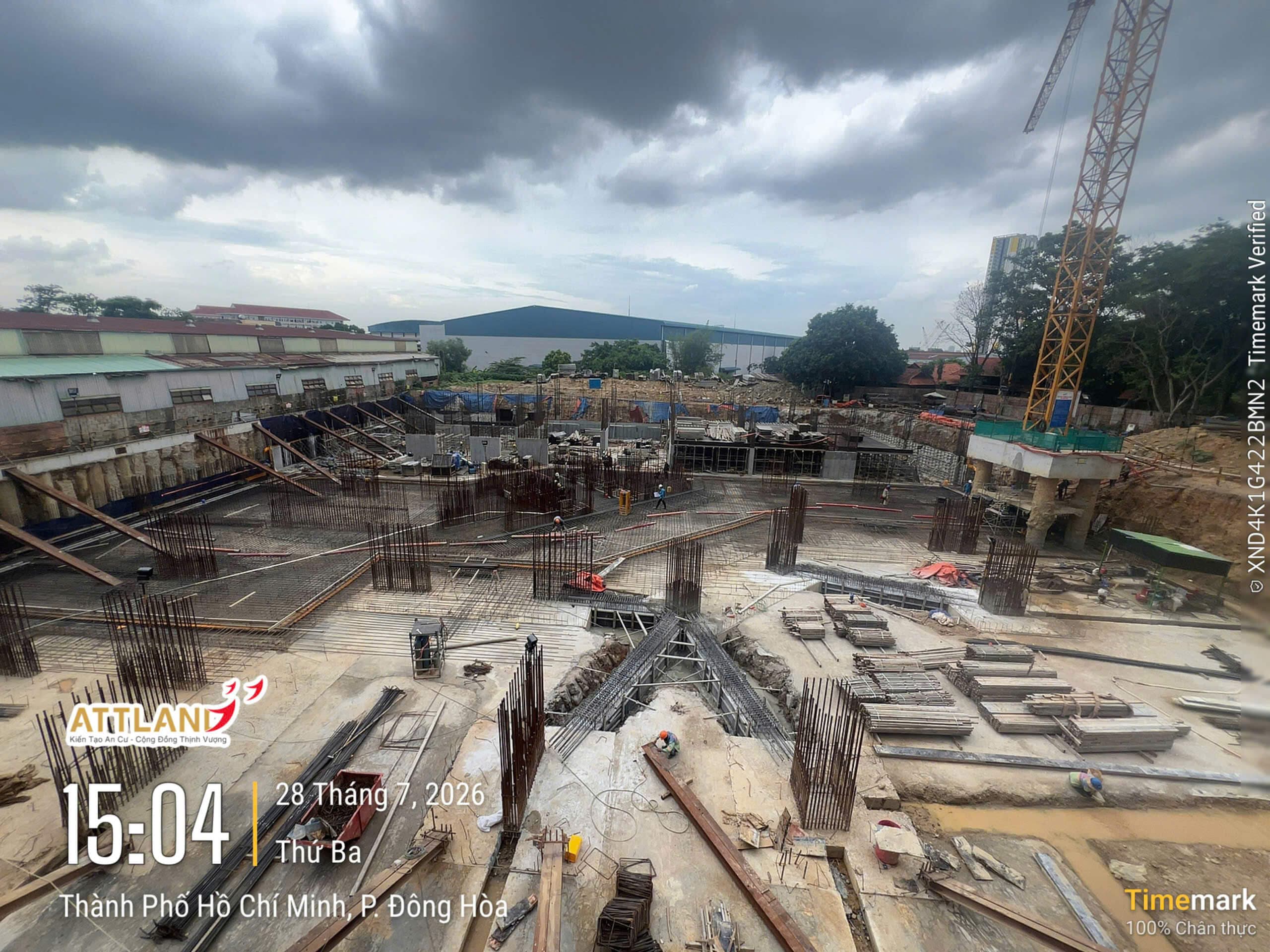 Tiến độ xây dựng ArtStella ngày 28/07/2026